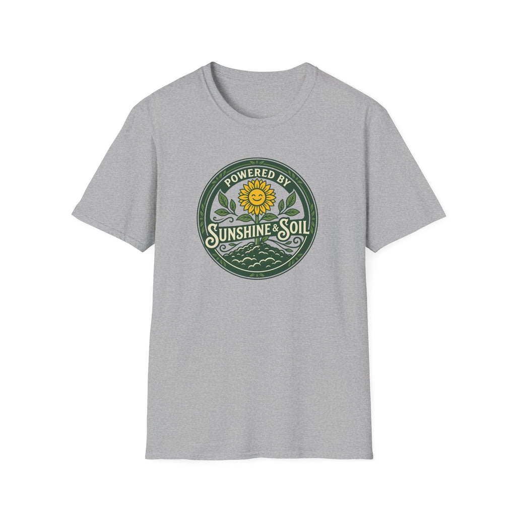 Powered by Sunshine & Soil T-Shirt (D3)
