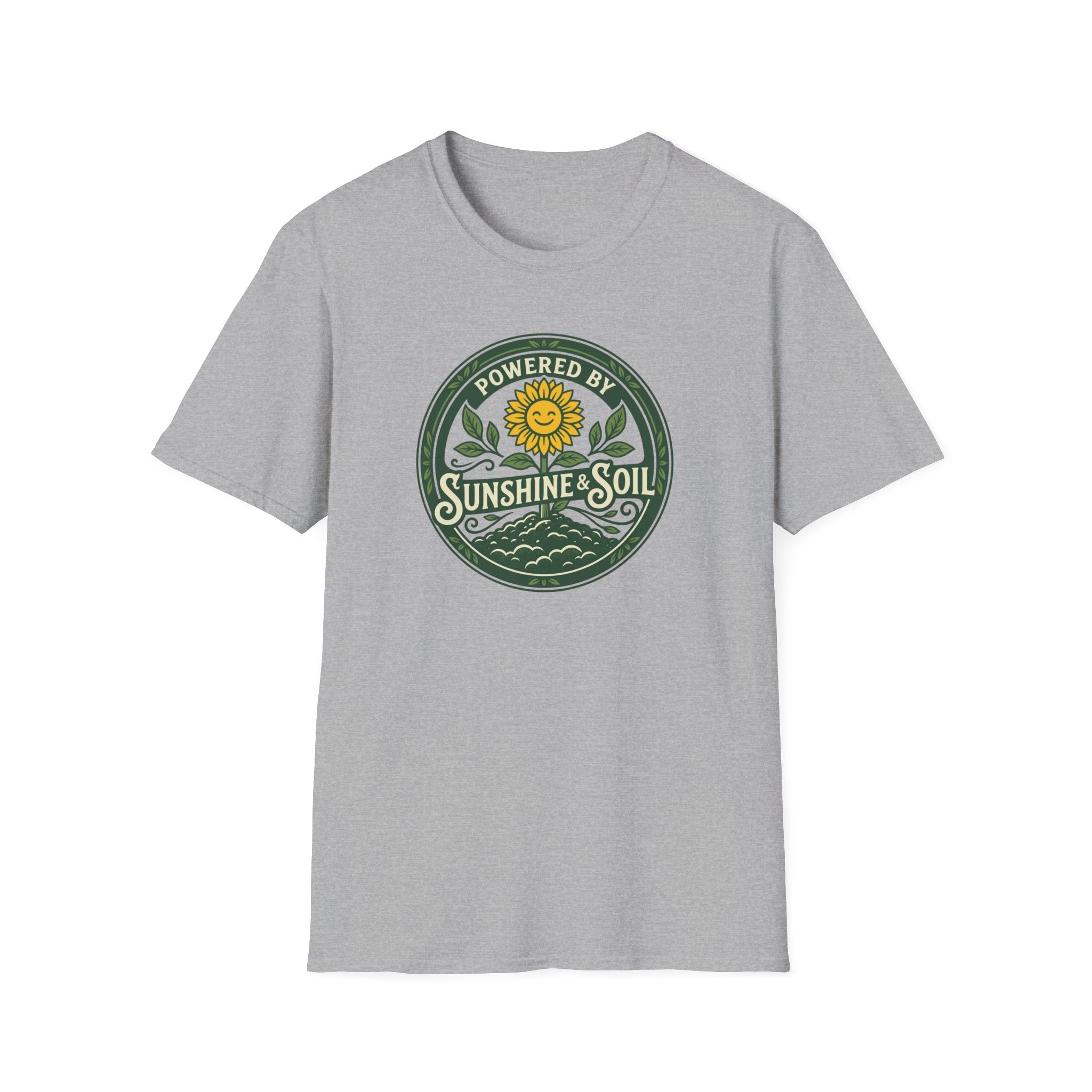 Powered by Sunshine & Soil T-Shirt (D3)