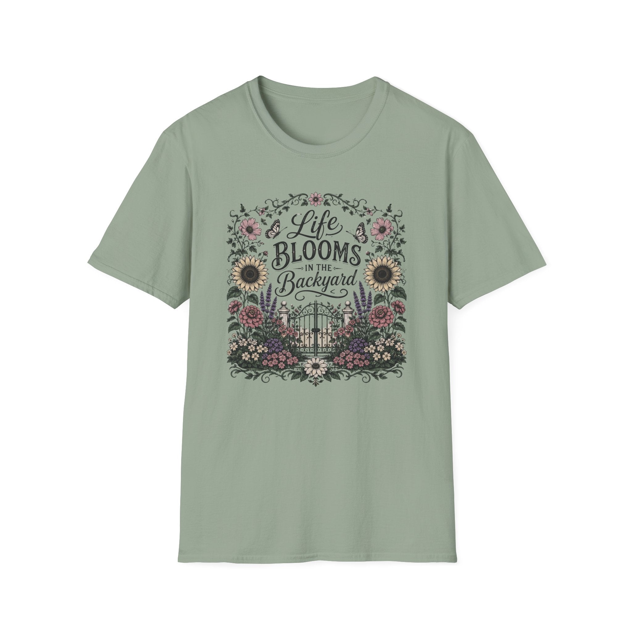 Life Blooms in the Backyard T-Shirt (D1)