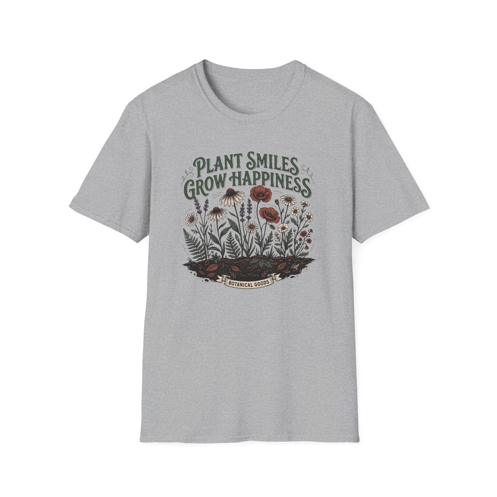 Plant Smiles Grow Happiness T-Shirt (D2)