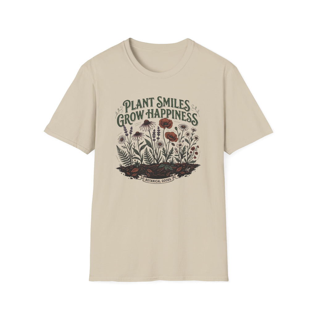 Plant Smiles Grow Happiness T-Shirt (D2)