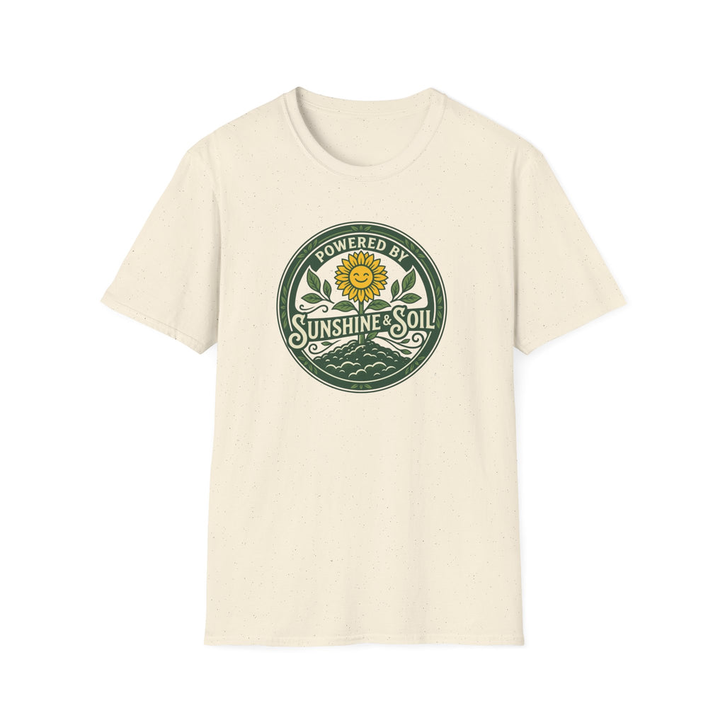 Powered by Sunshine & Soil T-Shirt (D3)