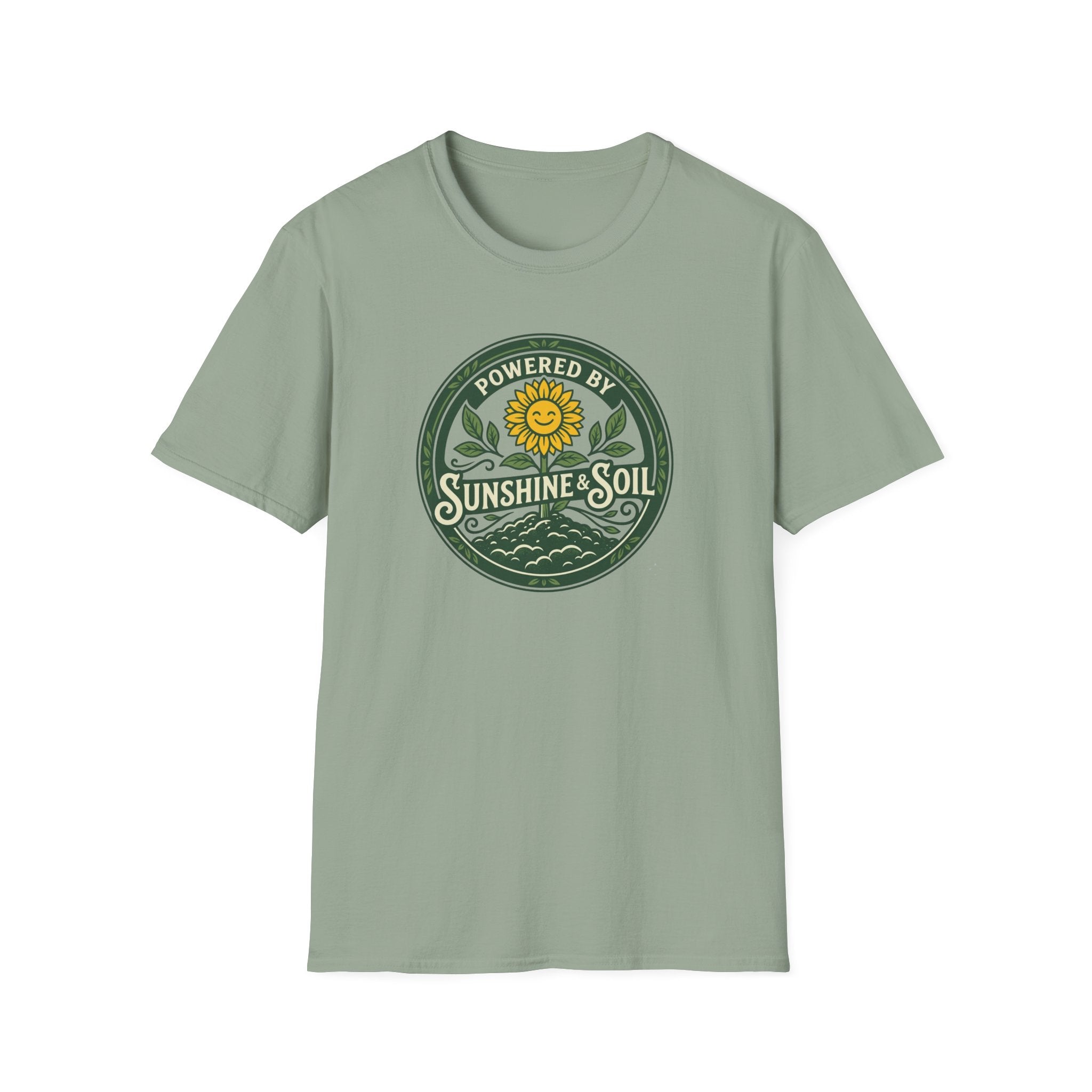 Powered by Sunshine & Soil T-Shirt (D3)
