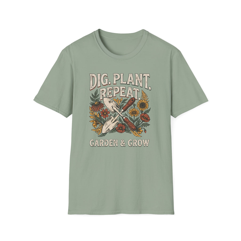 Dig Plant Repeat T-Shirt (D4)