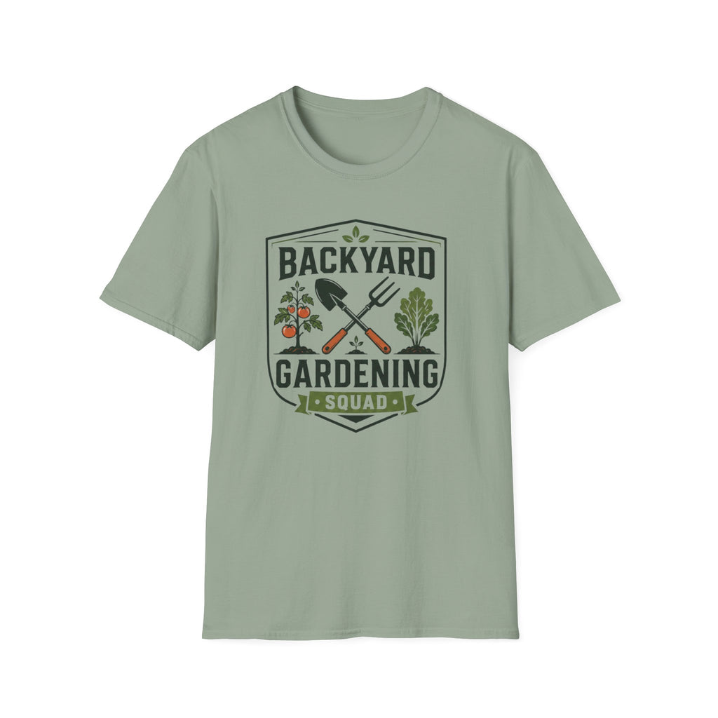 Backyard Gardening Squad Design 3 T-Shirt