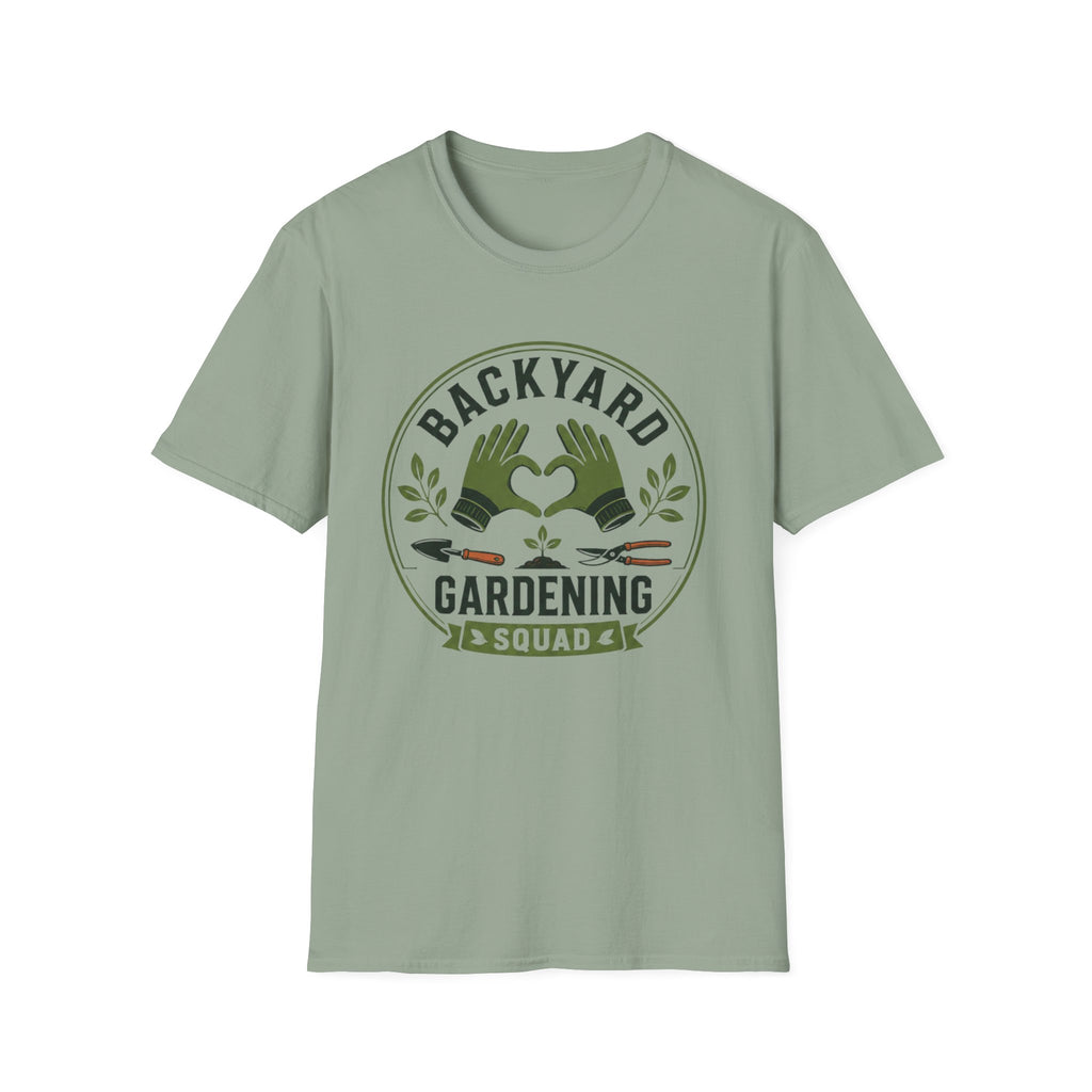 Backyard Gardening Squad Design 4 T-Shirt