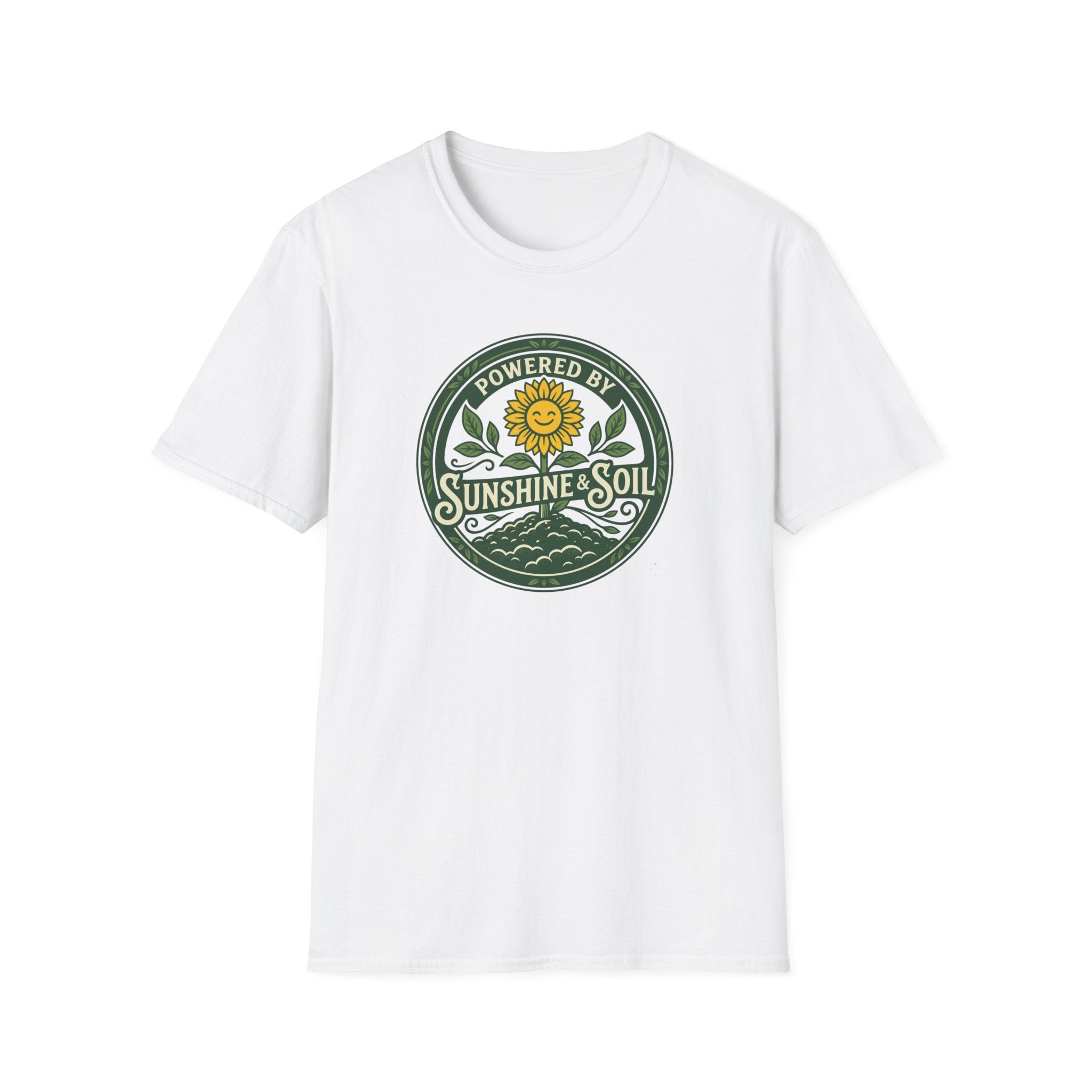 Powered by Sunshine & Soil T-Shirt (D3)