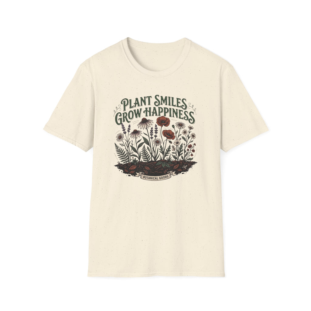 Plant Smiles Grow Happiness T-Shirt (D2)
