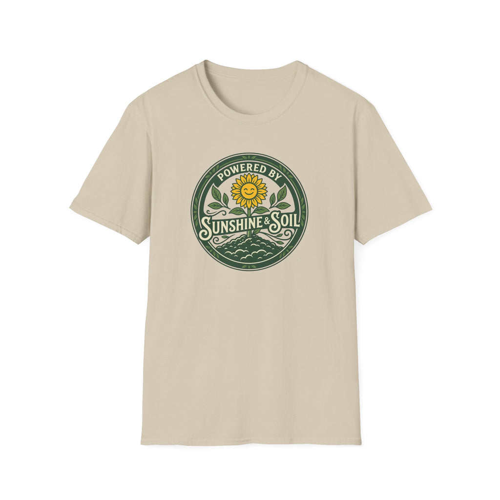 Powered by Sunshine & Soil T-Shirt (D3)