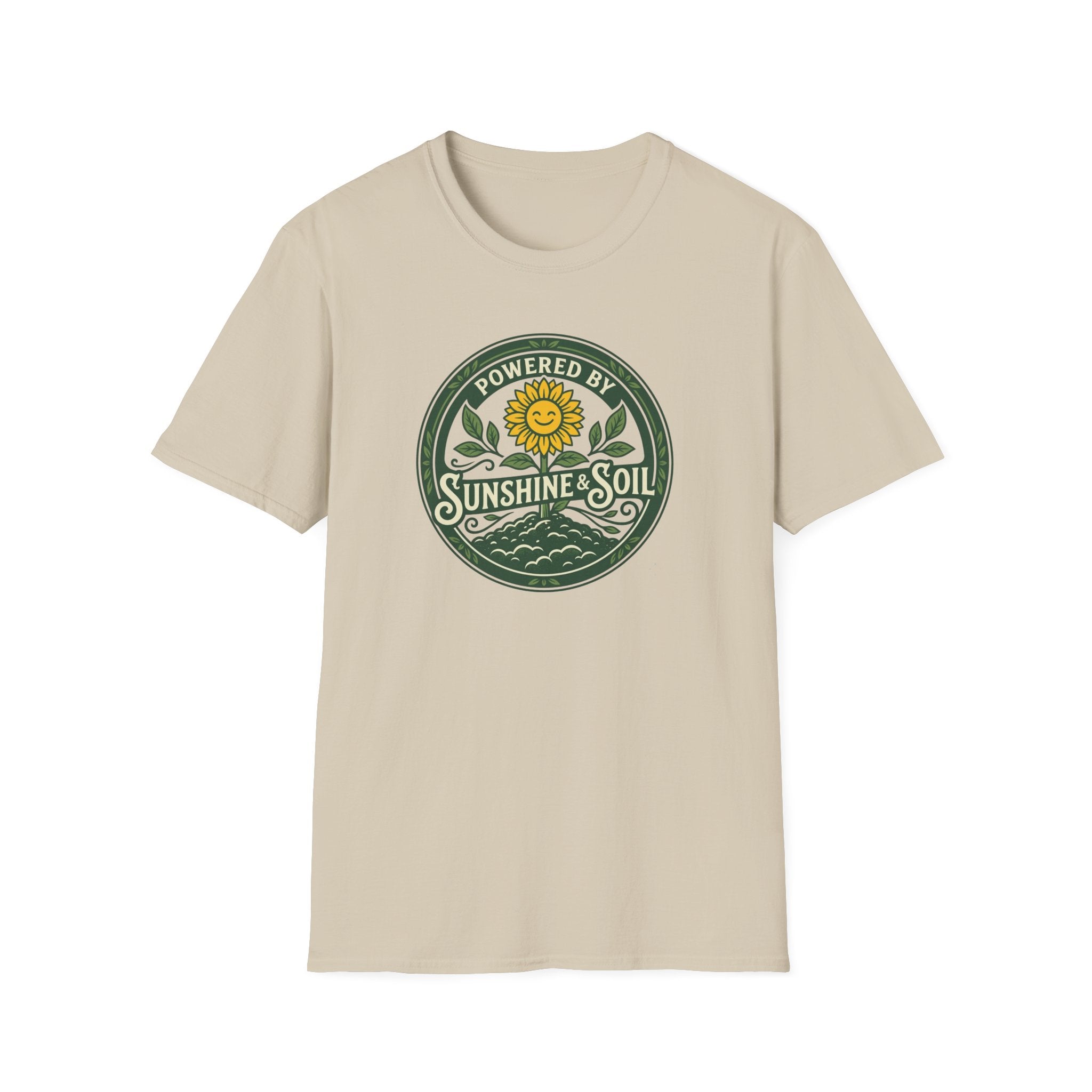 Powered by Sunshine & Soil T-Shirt (D3)