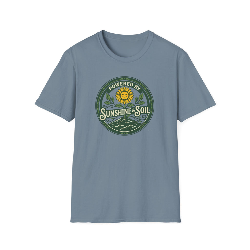 Powered by Sunshine & Soil T-Shirt (D3)