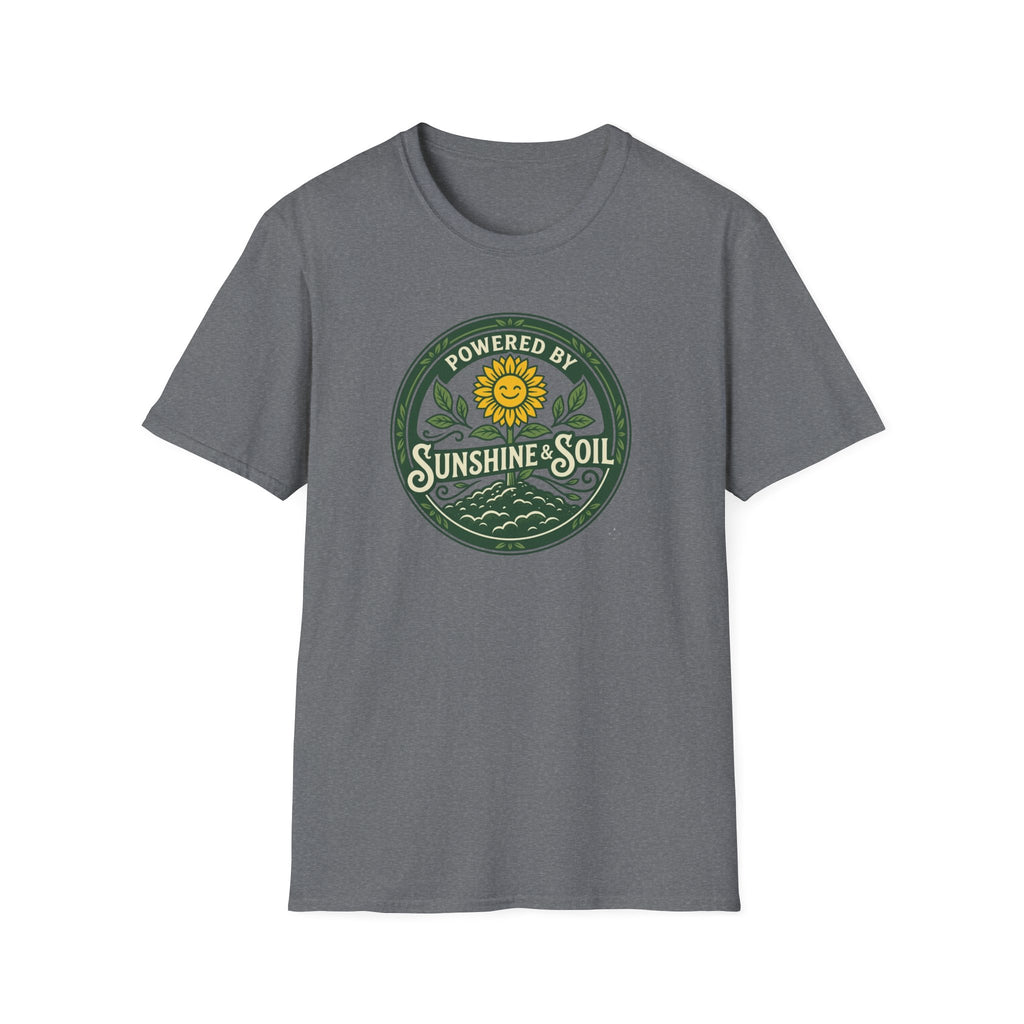Powered by Sunshine & Soil T-Shirt (D3)