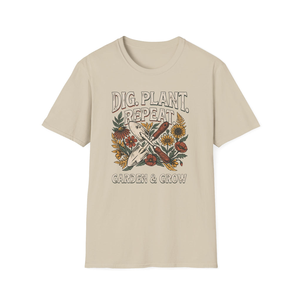 Dig Plant Repeat T-Shirt (D4)