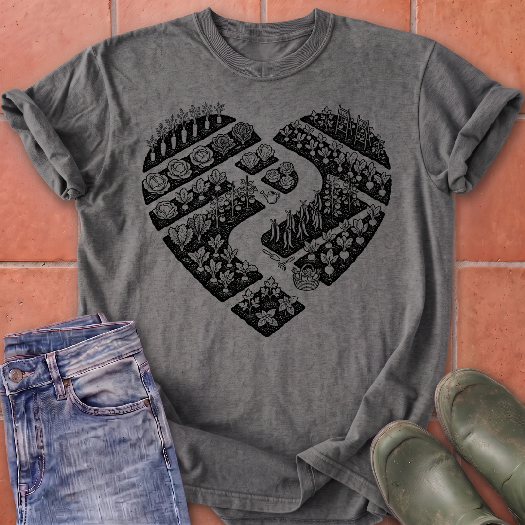 Garden in a Heart T-Shirt