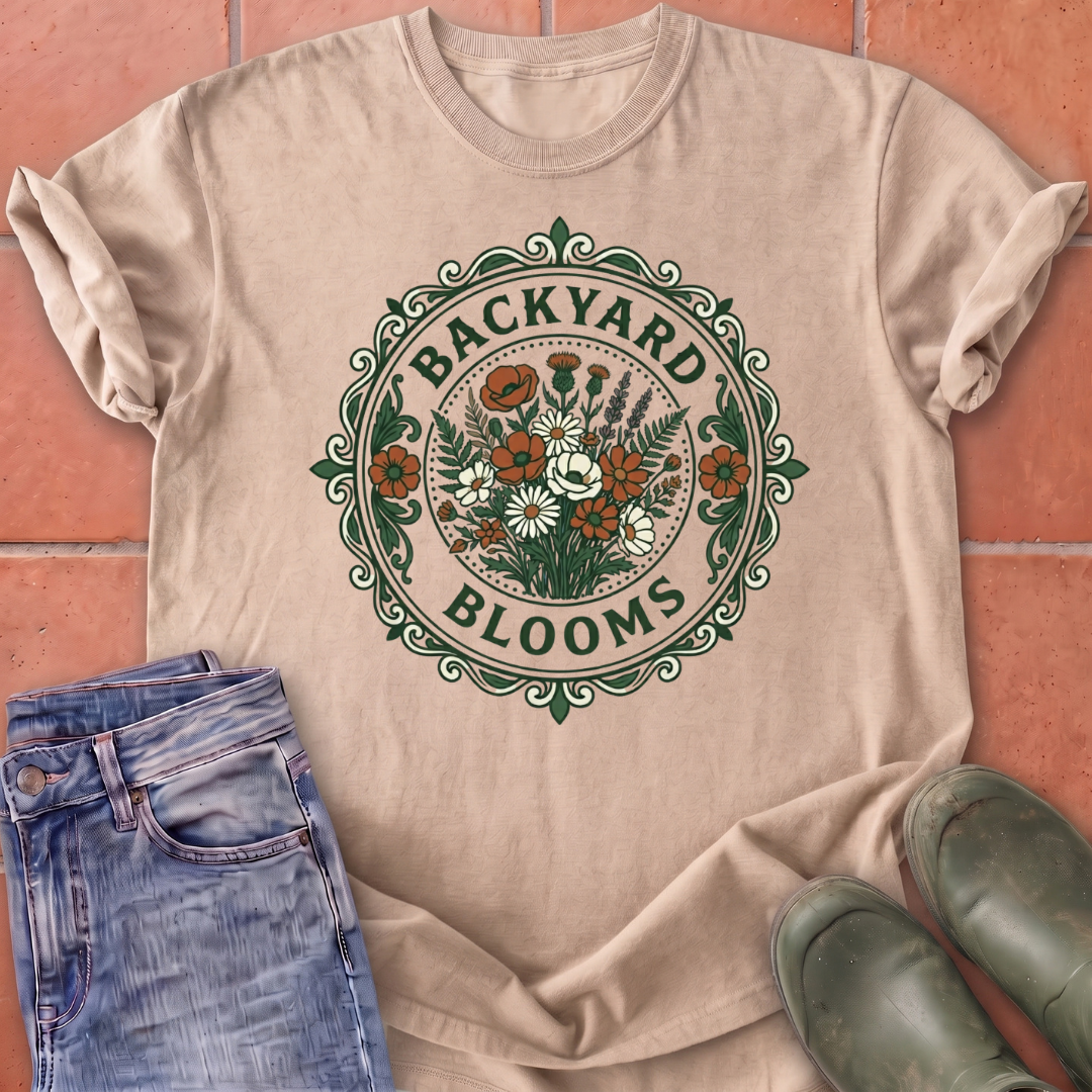 Backyard Blooms T-Shirt