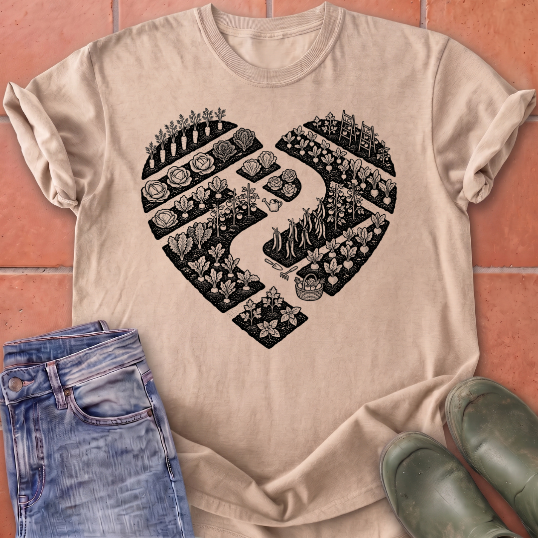 Garden in a Heart T-Shirt