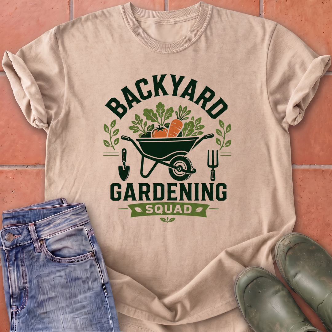 Backyard Gardening Squad T-Shirt