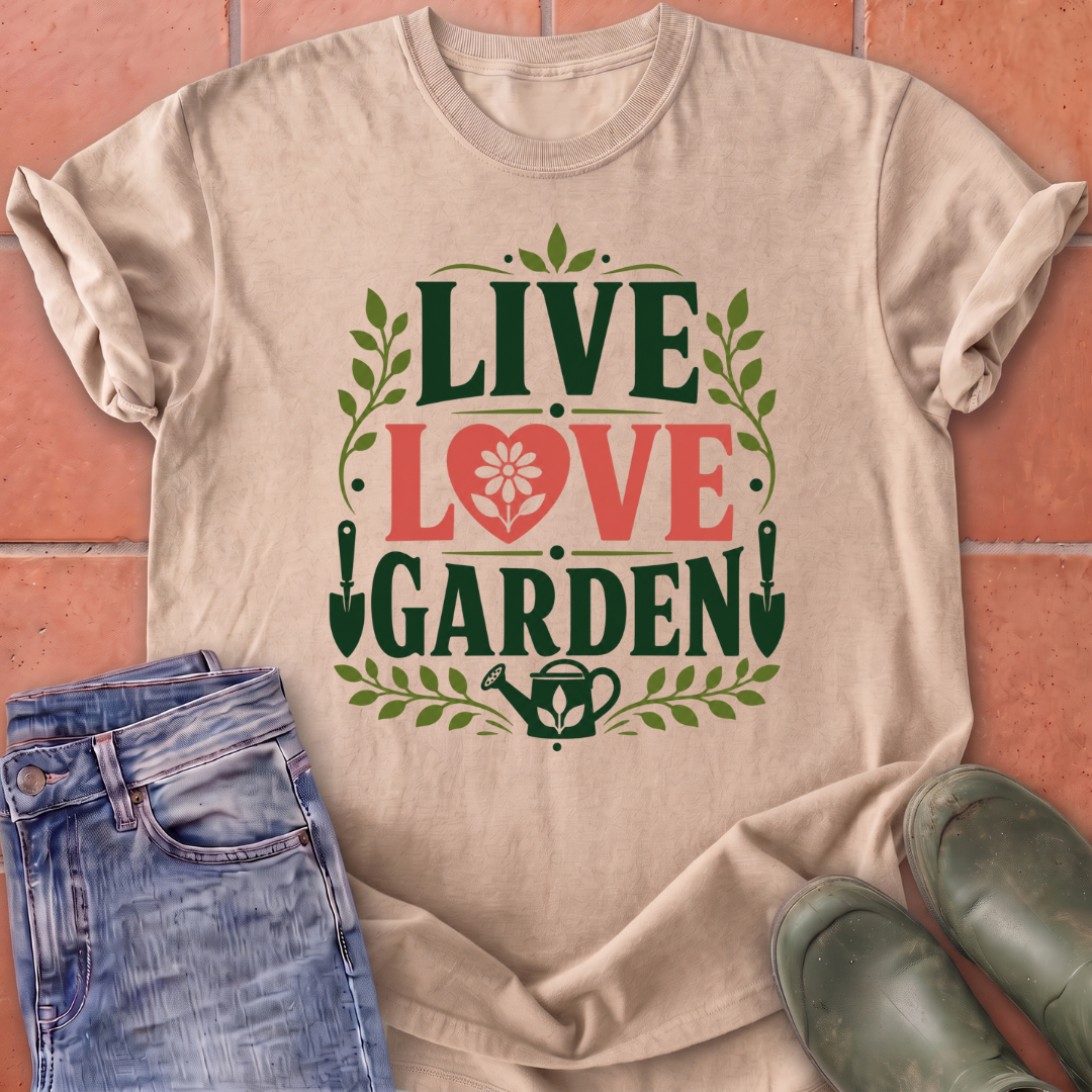 Live, Love, Garden T-Shirt
