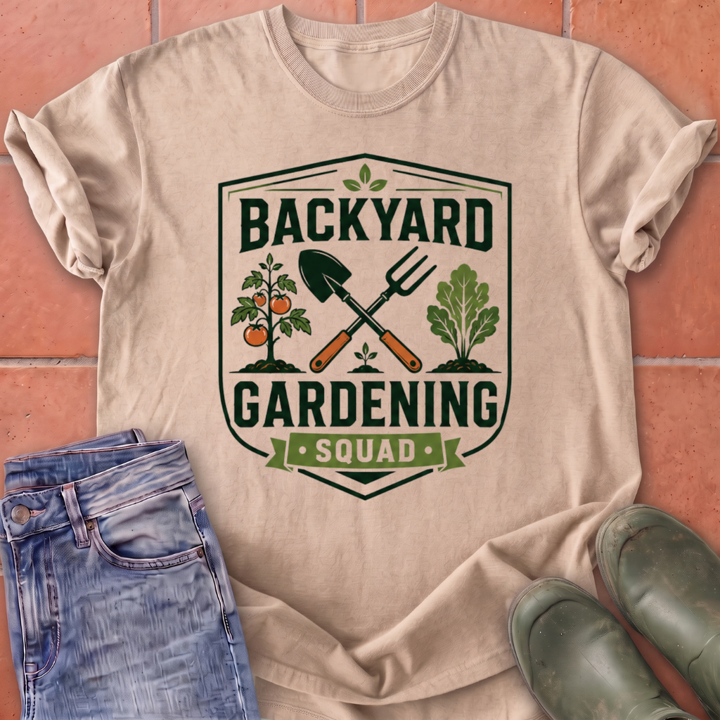 Backyard Gardening Squad T-Shirt
