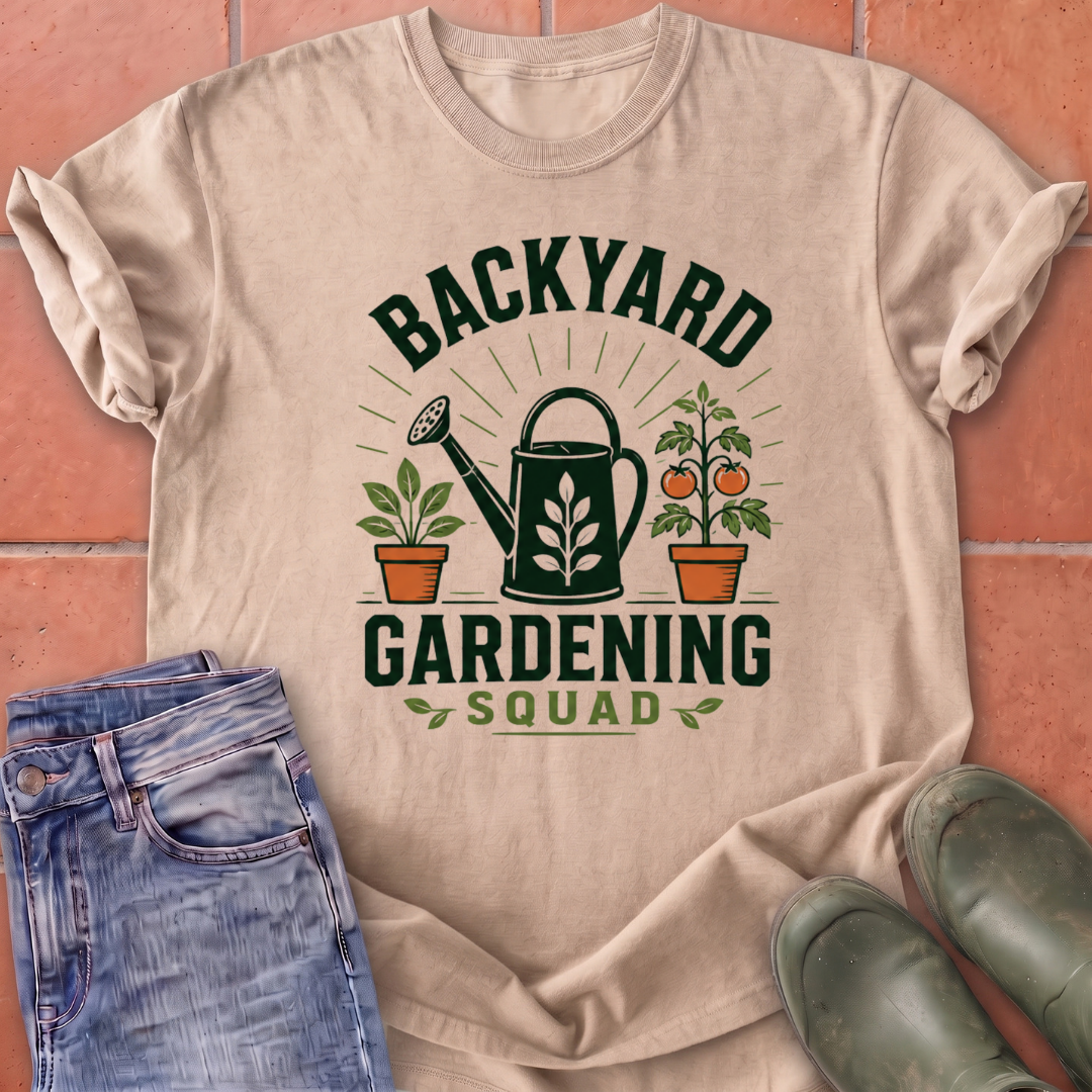 Backyard Gardening Squad T-Shirt