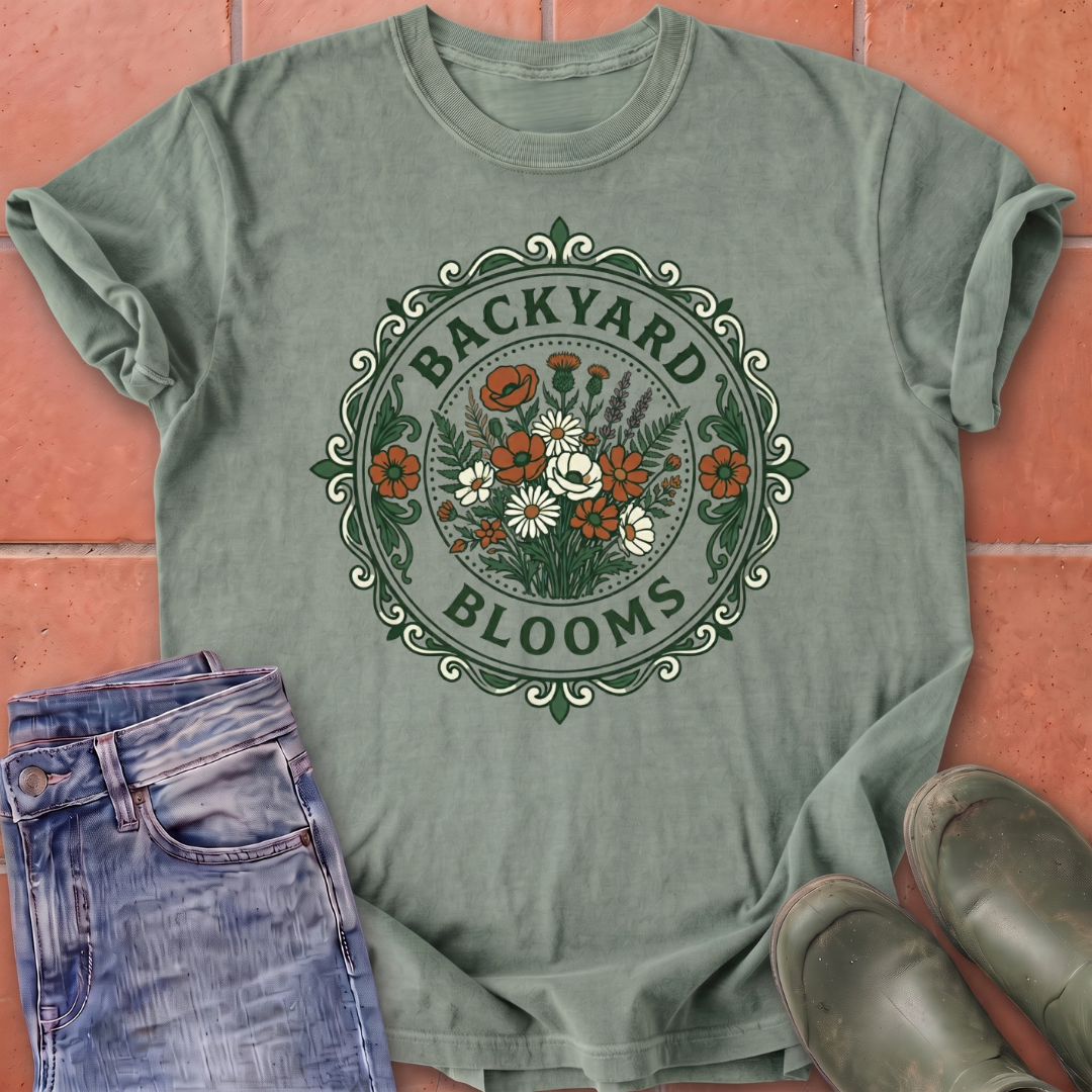Backyard Blooms T-Shirt