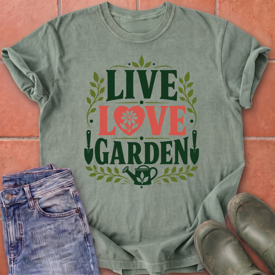 Live, Love, Garden T-Shirt