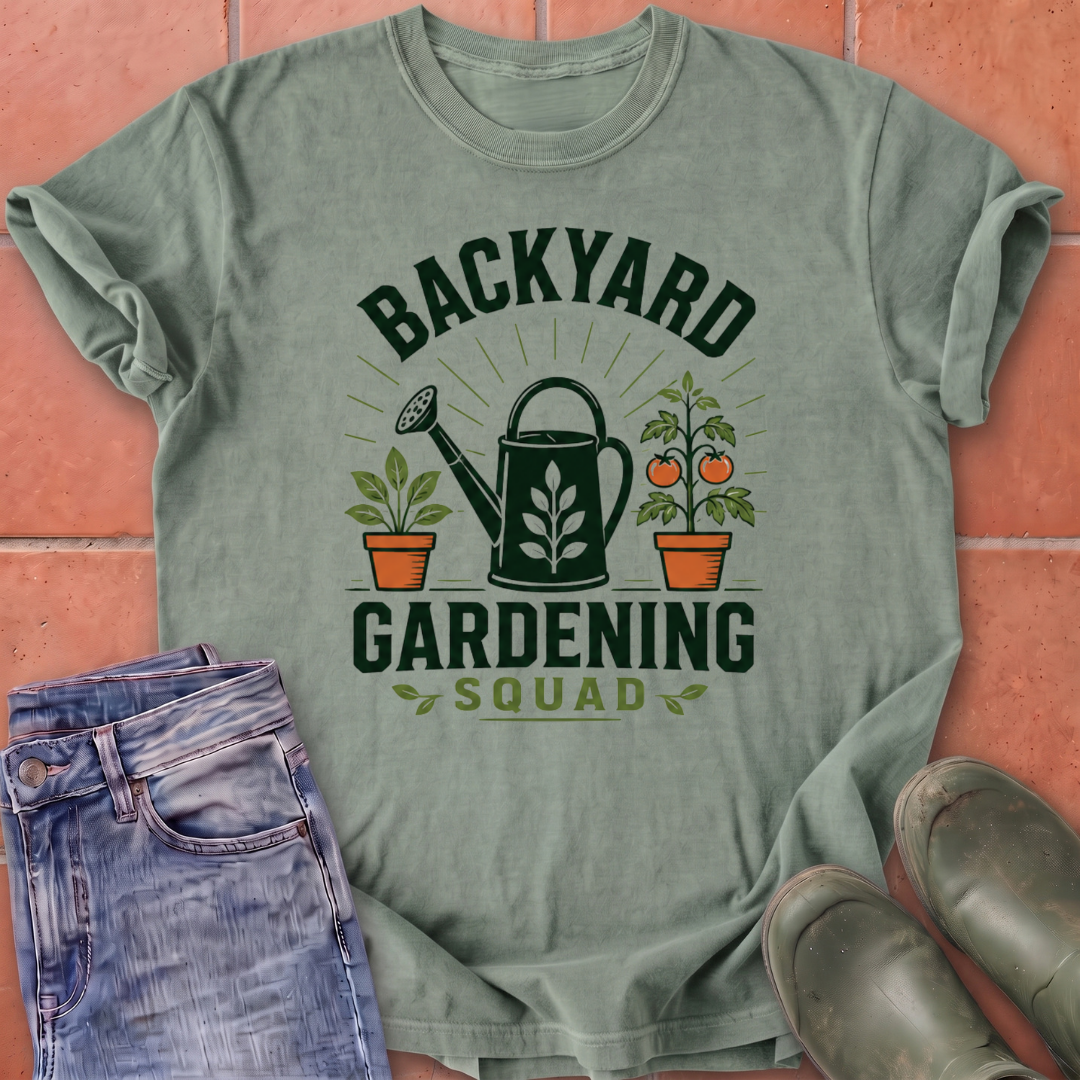 Backyard Gardening Squad T-Shirt