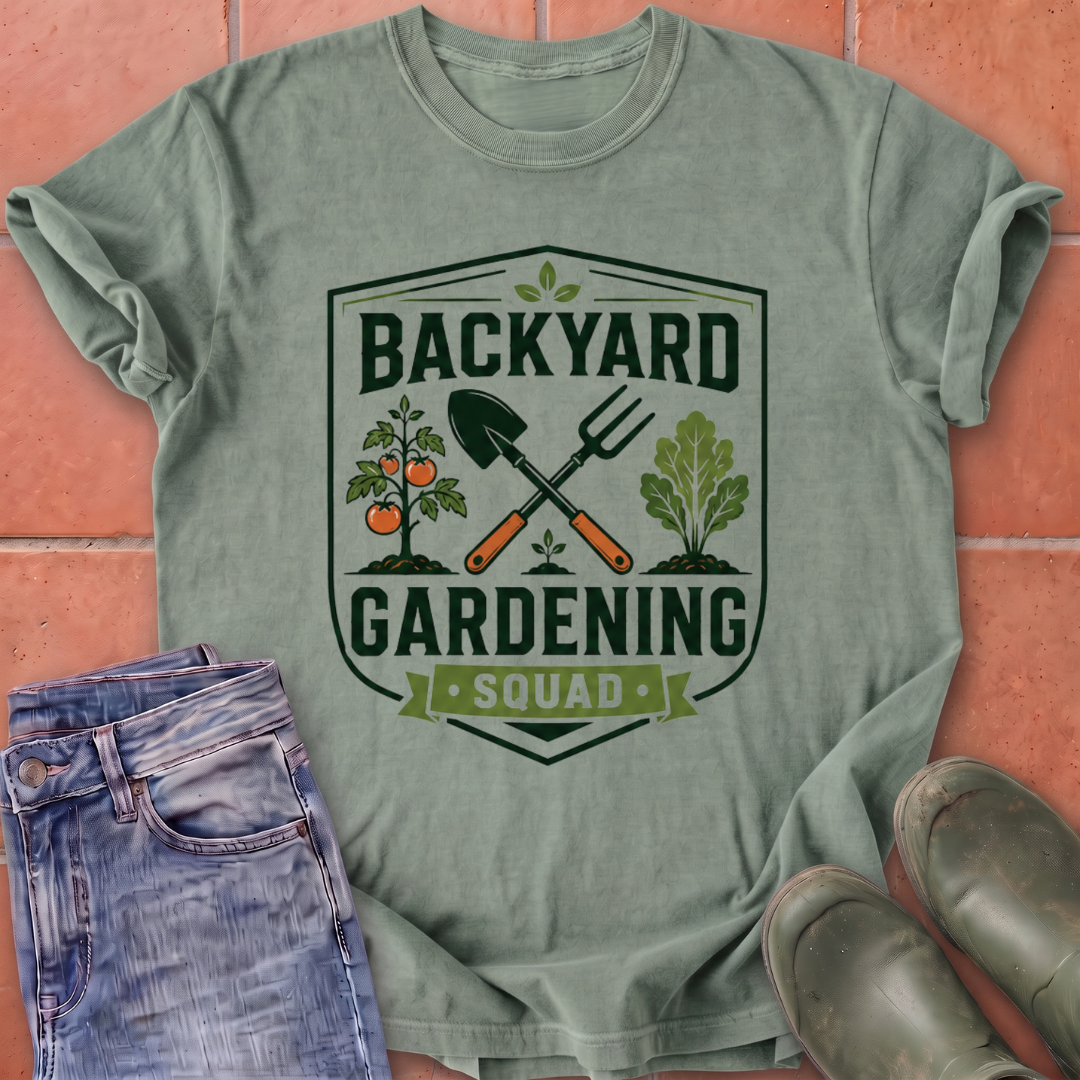 Backyard Gardening Squad T-Shirt