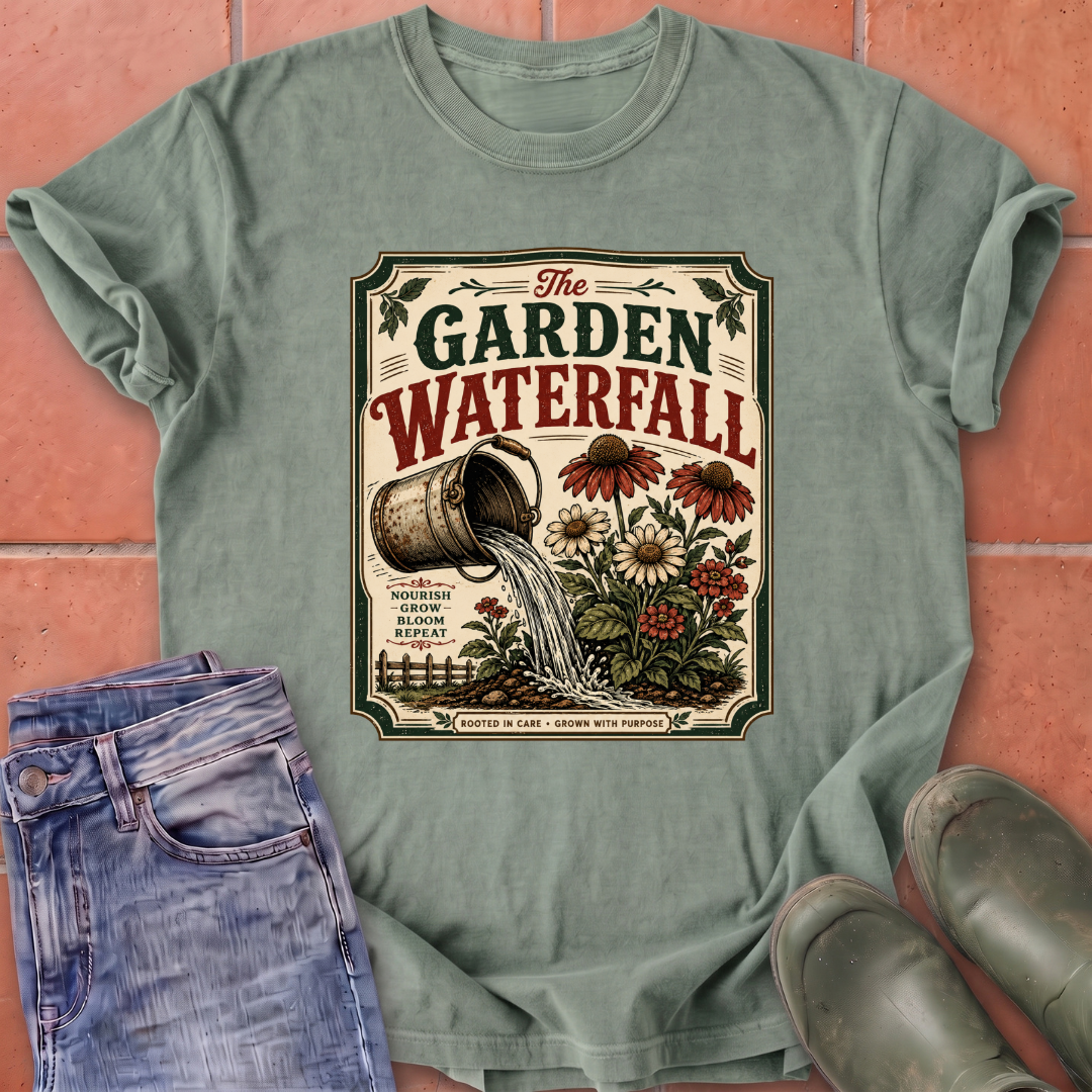 The Garden Waterfall T-Shirt