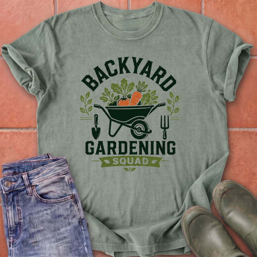 Backyard Gardening Squad T-Shirt