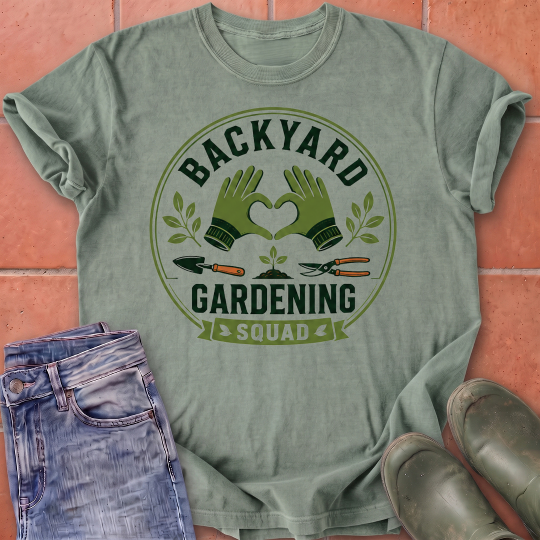 Backyard Gardening Squad T-Shirt