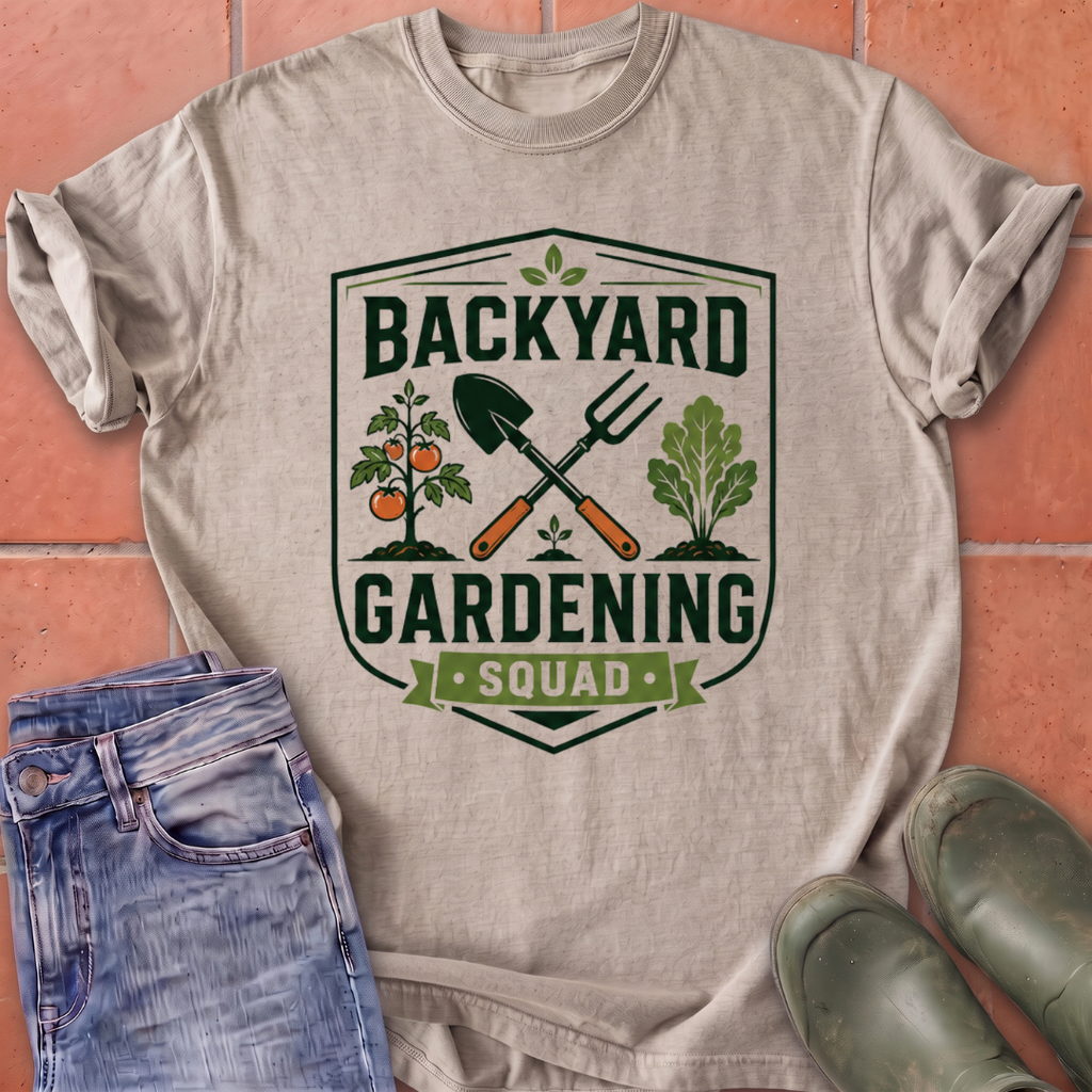 Backyard Gardening Squad T-Shirt