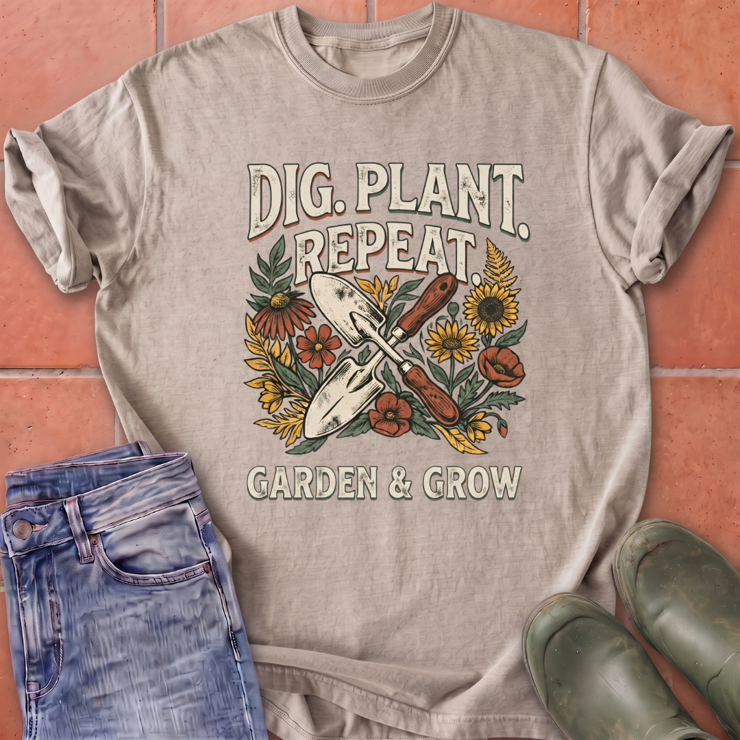 Dig Plant Repeat T-Shirt