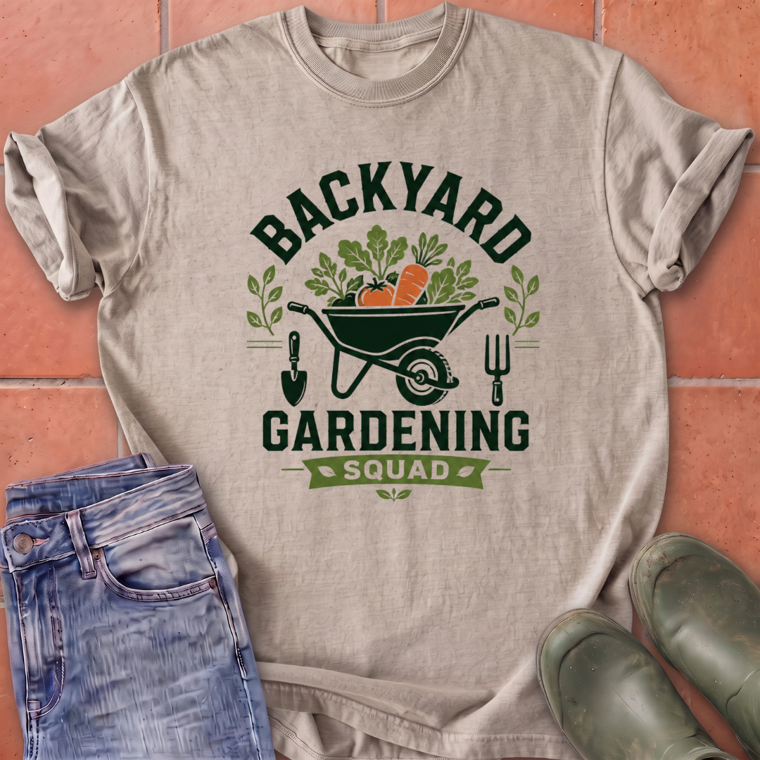 Backyard Gardening Squad T-Shirt