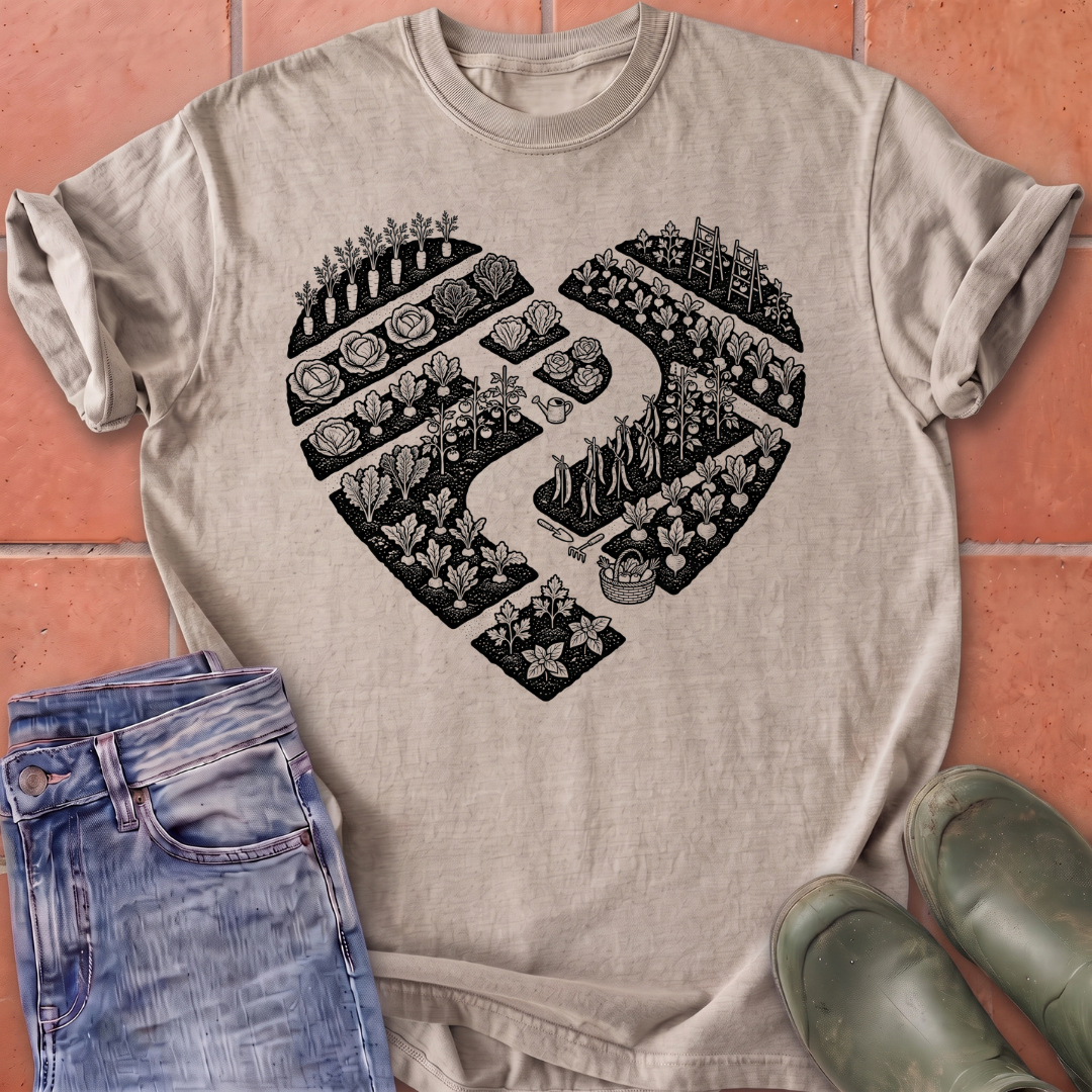 Garden in a Heart T-Shirt