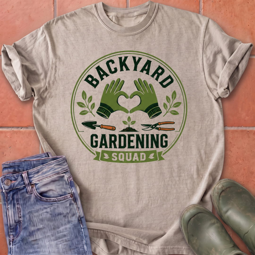 Backyard Gardening Squad T-Shirt