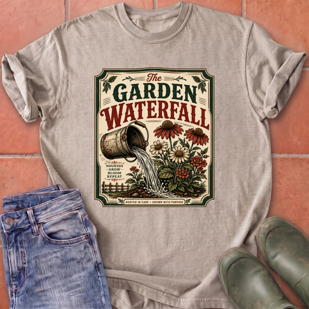 The Garden Waterfall T-Shirt