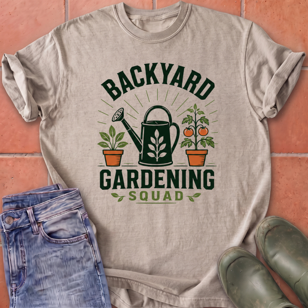 Backyard Gardening Squad T-Shirt