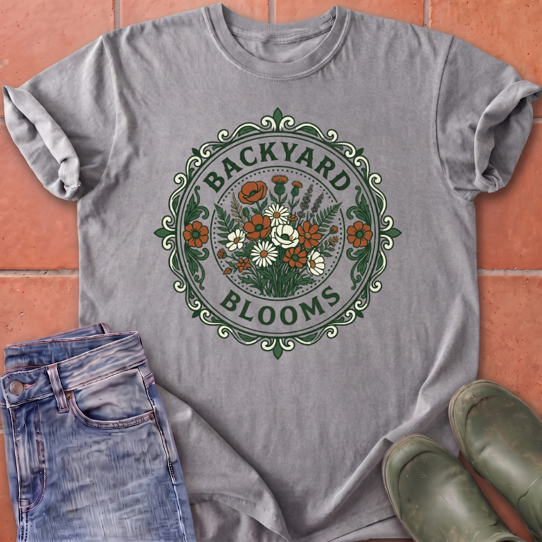 Backyard Blooms T-Shirt