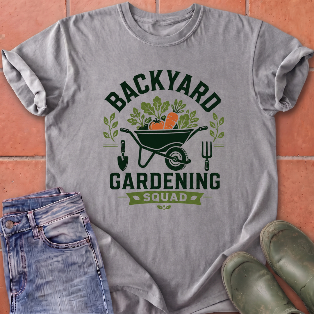Backyard Gardening Squad T-Shirt