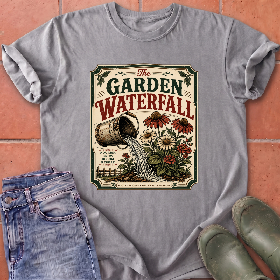 The Garden Waterfall T-Shirt