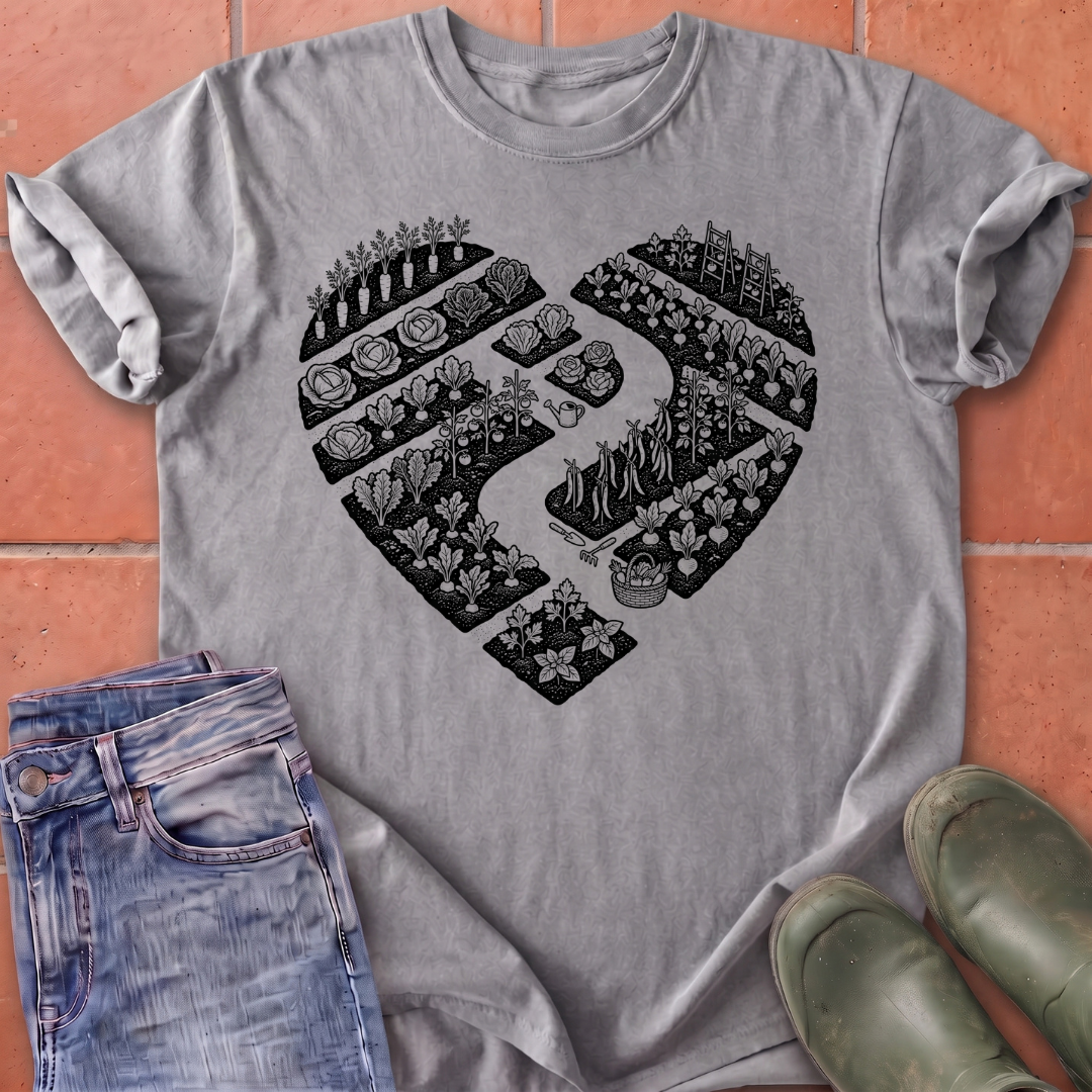 Garden in a Heart T-Shirt