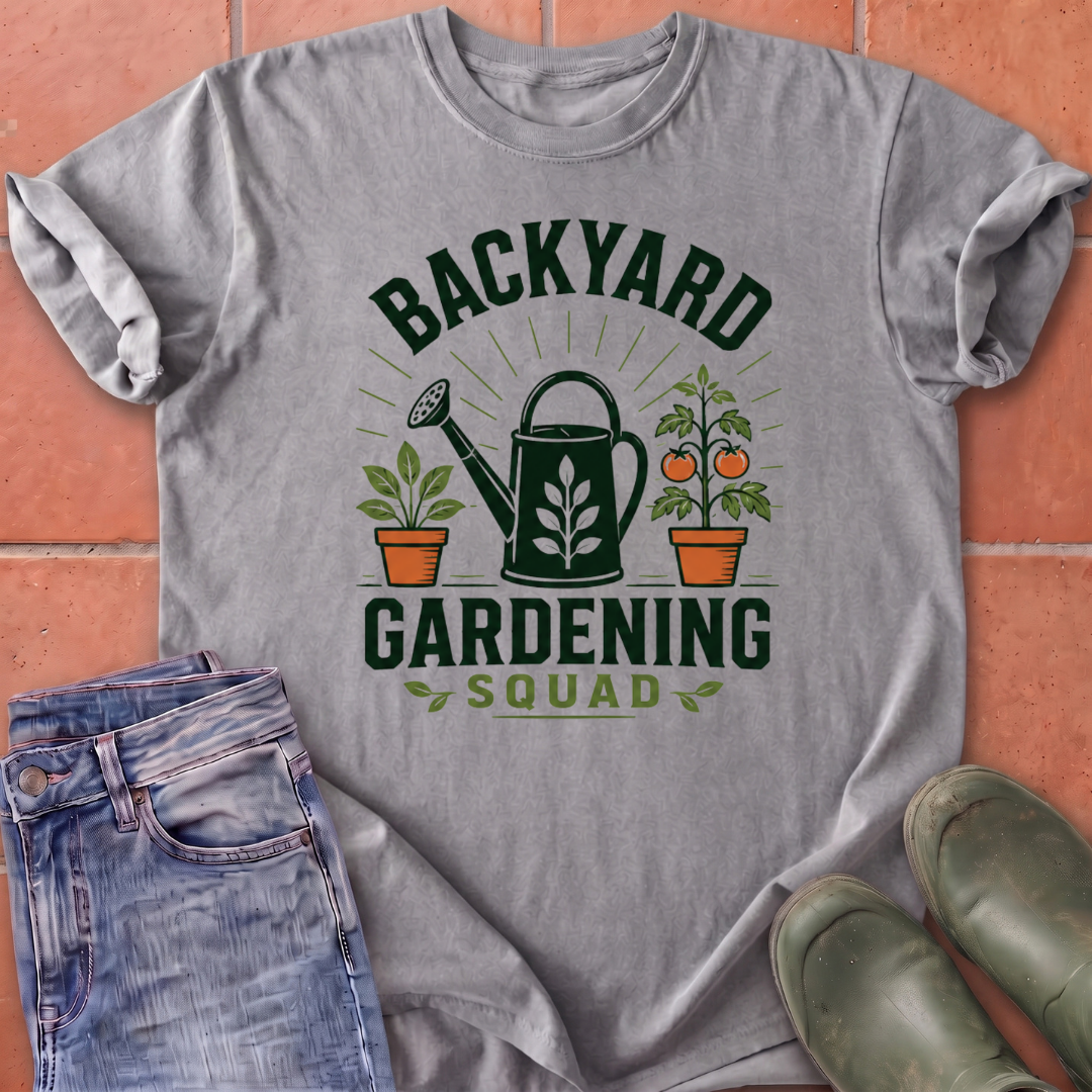 Backyard Gardening Squad T-Shirt