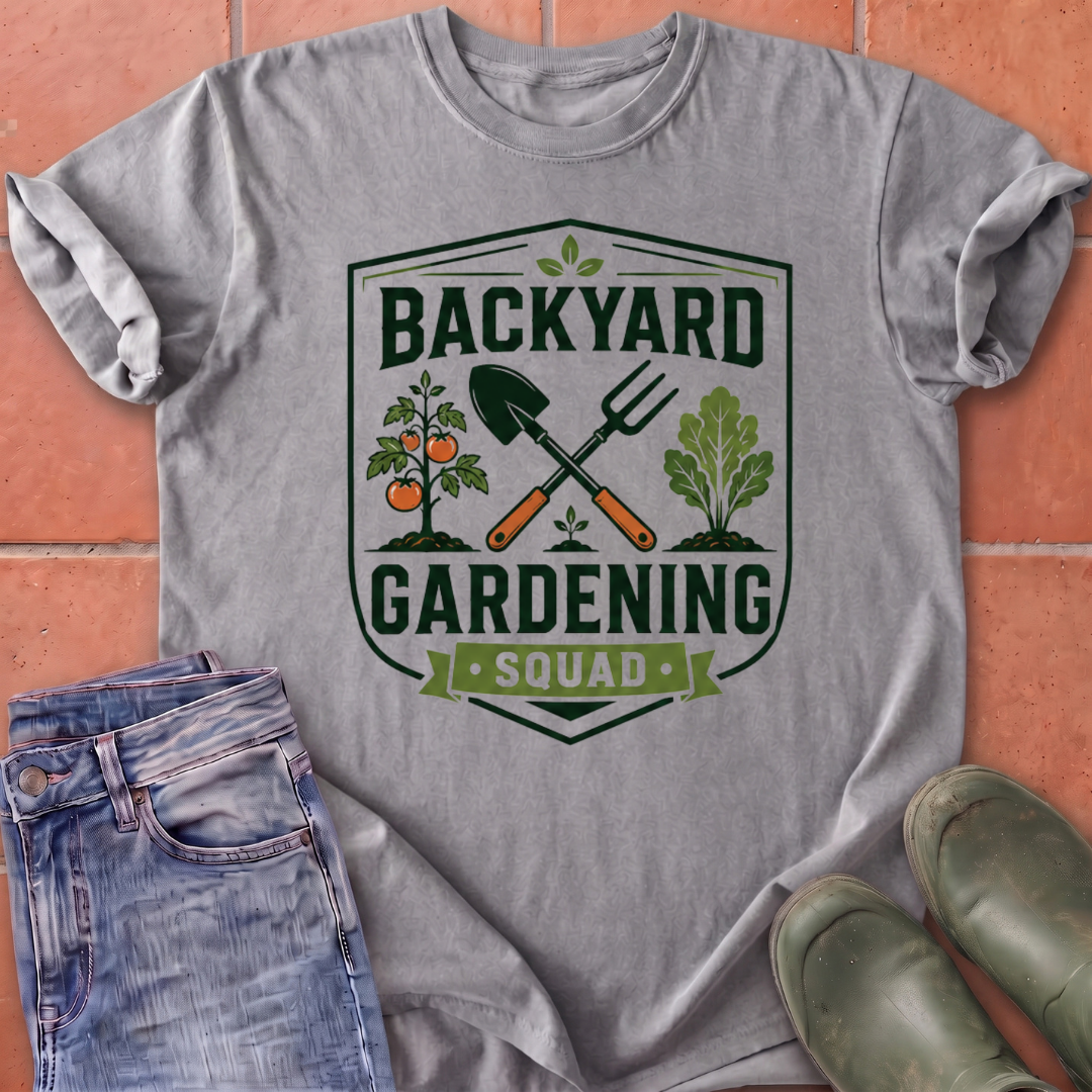 Backyard Gardening Squad T-Shirt