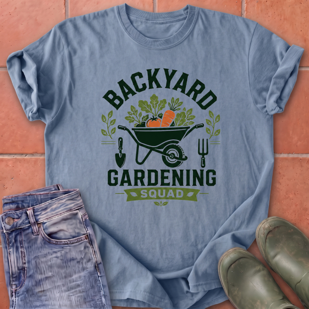 Backyard Gardening Squad T-Shirt