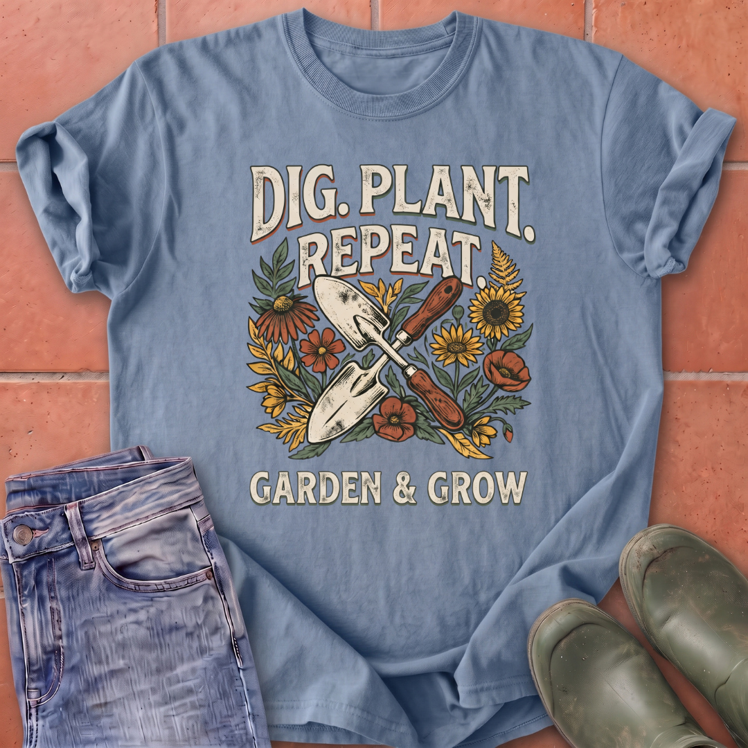 Dig Plant Repeat T-Shirt