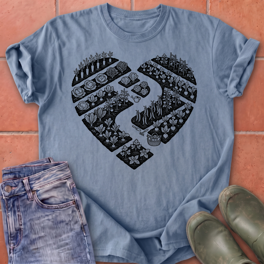 Garden in a Heart T-Shirt