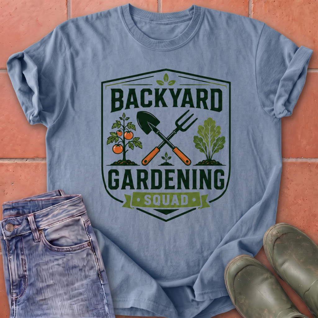 Backyard Gardening Squad T-Shirt