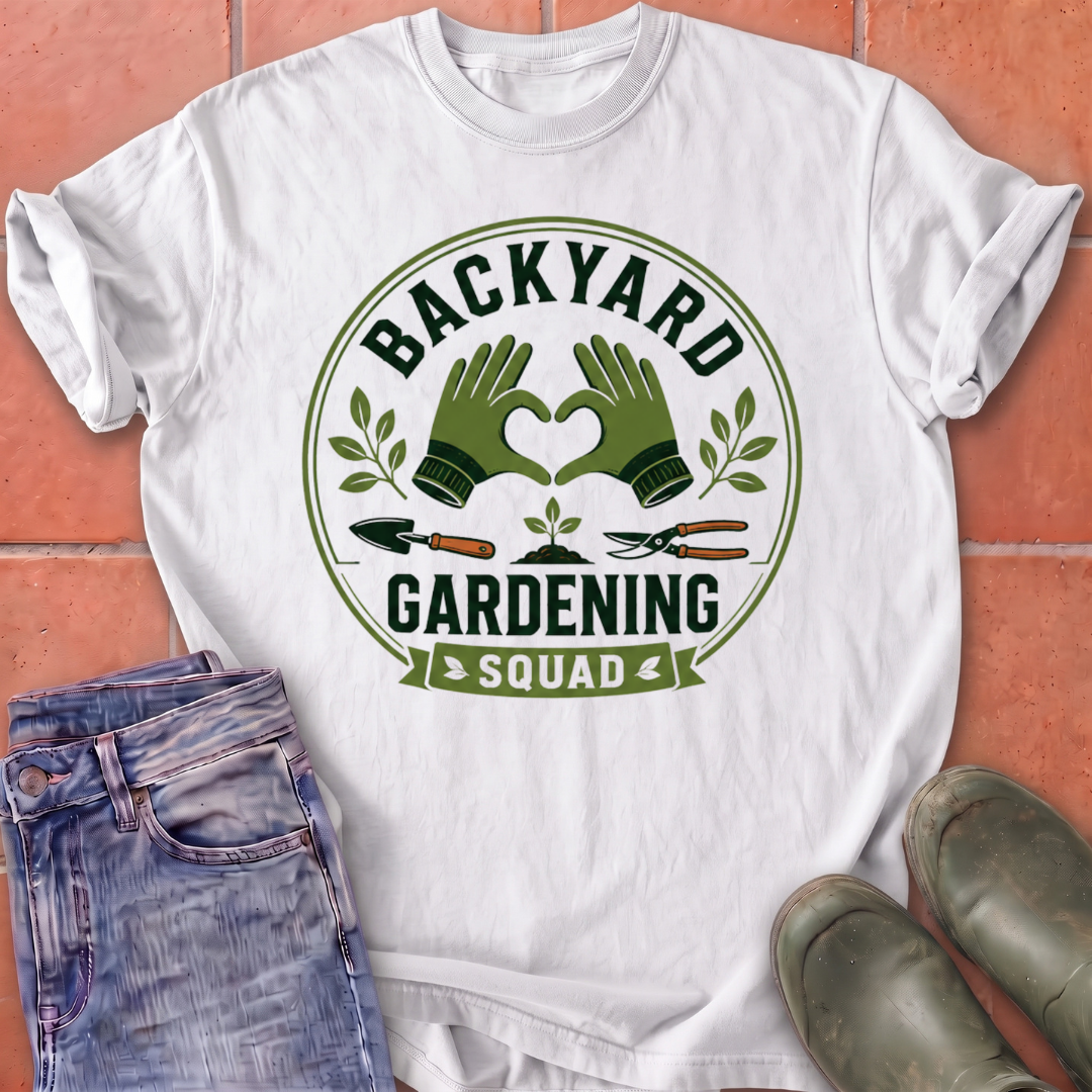 Backyard Gardening Squad T-Shirt