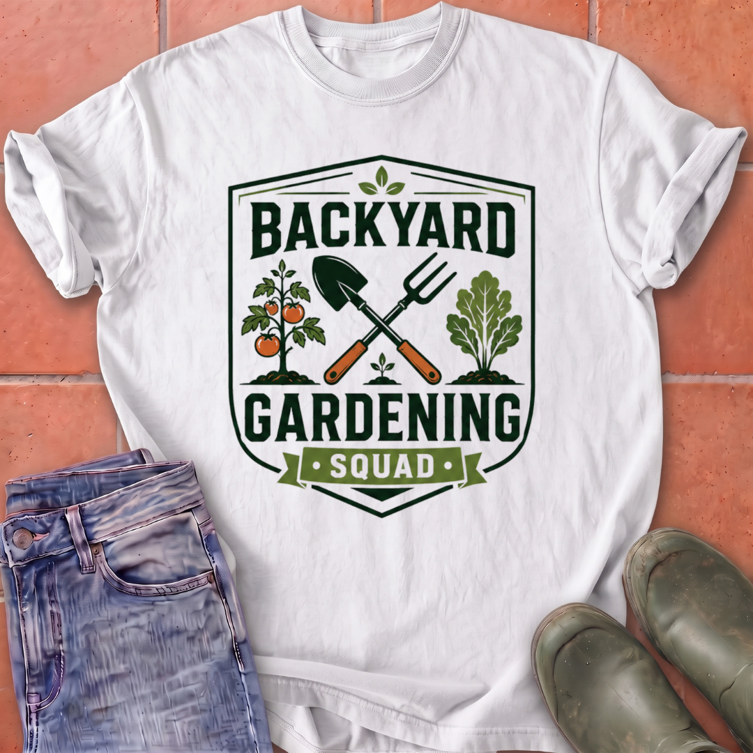 Backyard Gardening Squad T-Shirt